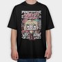 Harley Quinn Riot, Tricou Oversize Barbati (Unisex)