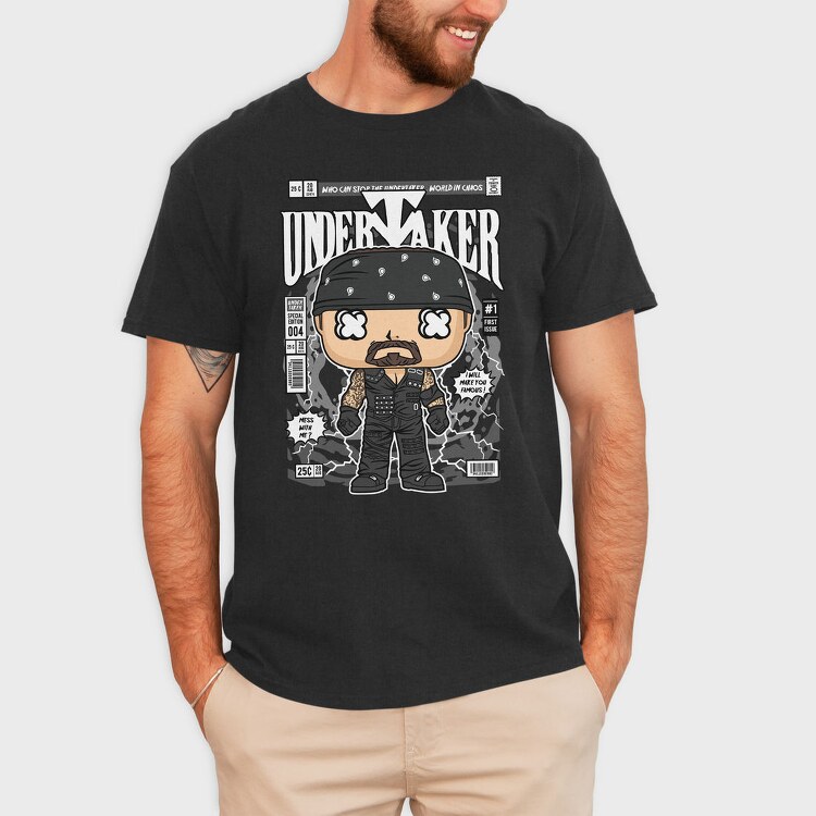 Undertaker Chaos Pop, Tricou Barbati (Unisex)