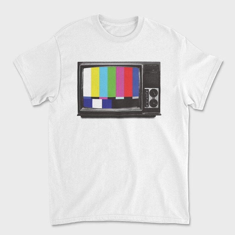 Retro Tv, Tricou Barbati (Unisex)