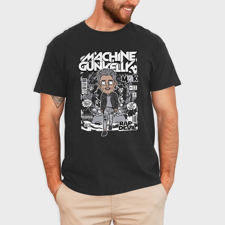 Machine Gun Kelly Rap, Tricou Barbati (Unisex)