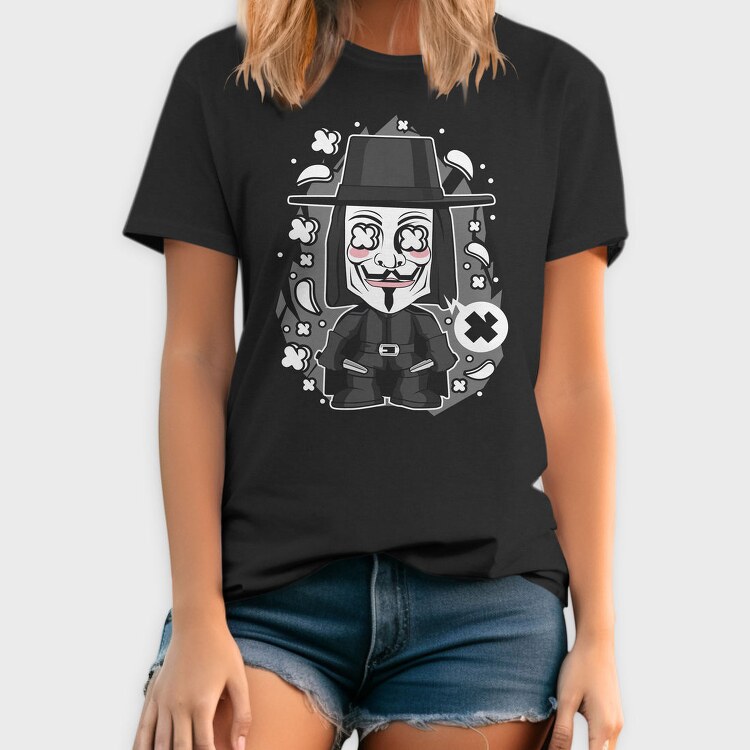 V For Vendetta, Tricou Barbati (Unisex)
