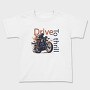 MotorcycleArt RetroStyle, Tricou Copii