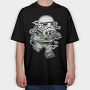 Space Trooper Buddy, Tricou Oversize Barbati (Unisex)