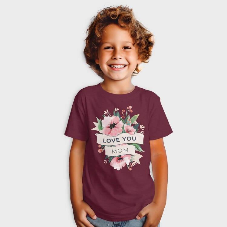 Watercolor Flowers Mother 2, Tricou Copii