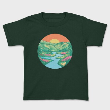 Tricou Copii, Sunrise Painting