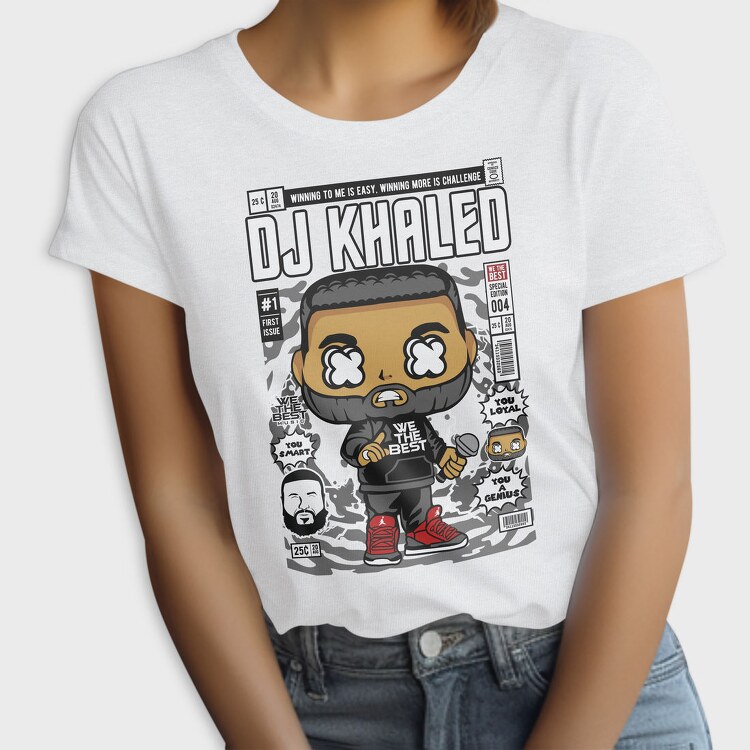 Dj Khaled Pop Art, Tricou Femei