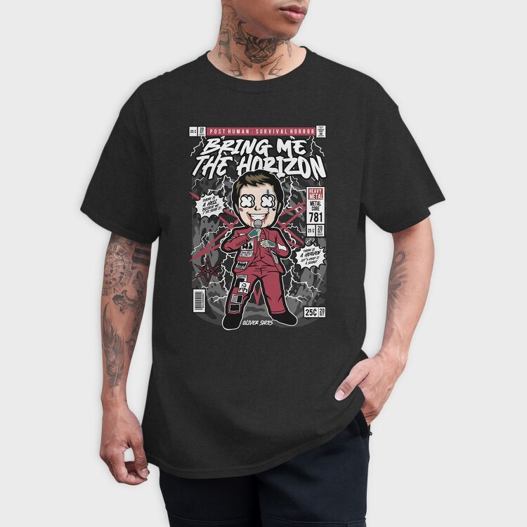 Horizon Horror Comic, Tricou Barbati (Unisex)