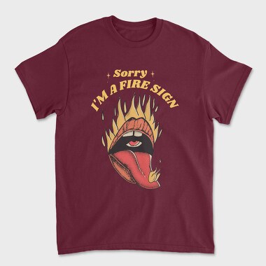 Fire Sign, Tricou Barbati (Unisex)