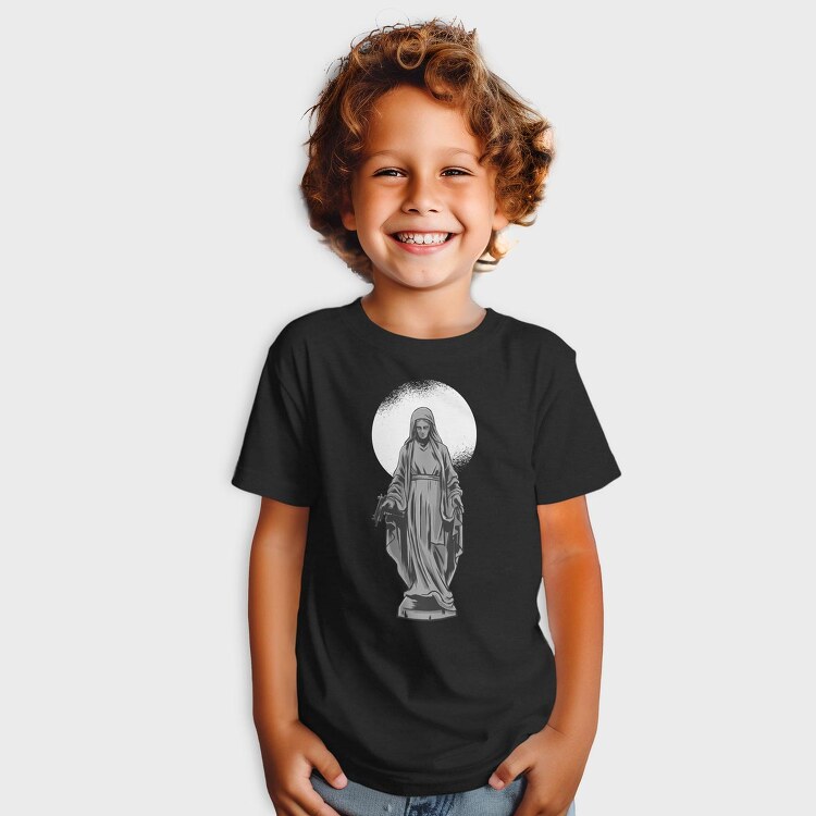 Ilustracion Estatua Con Usin, Tricou Copii