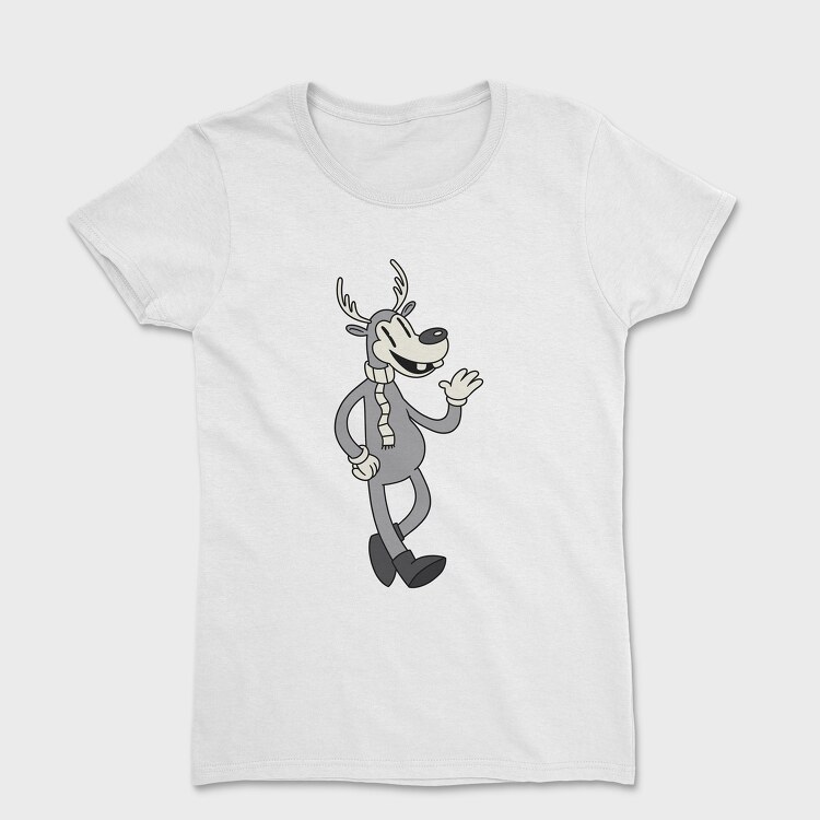 Retro Cartoon Christmas 2, Tricou Femei