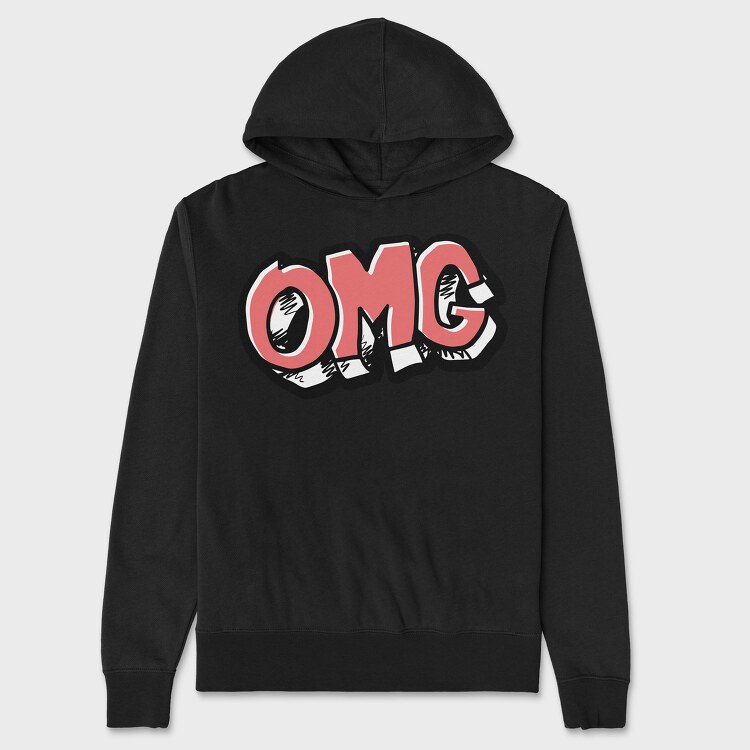 Omg, Hanorac Oversize Barbati (Unisex)