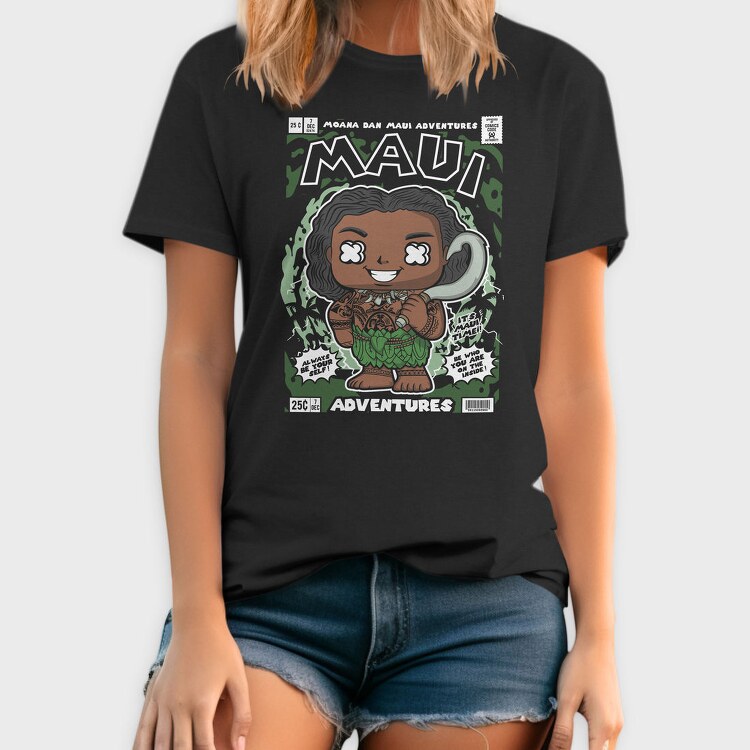 Maui Comic Vibes, Tricou Barbati (Unisex)