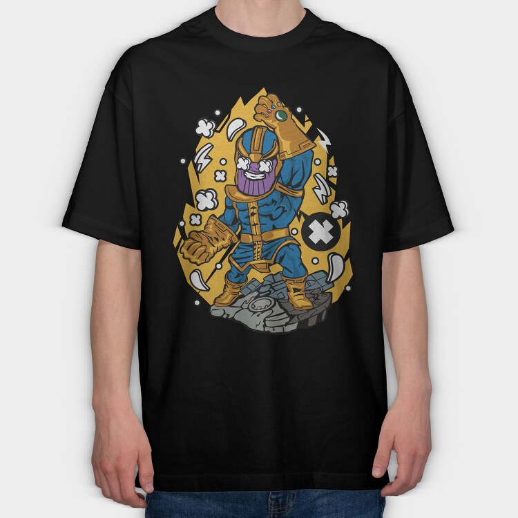 Infinity Warrior, Tricou Oversize Barbati (Unisex)