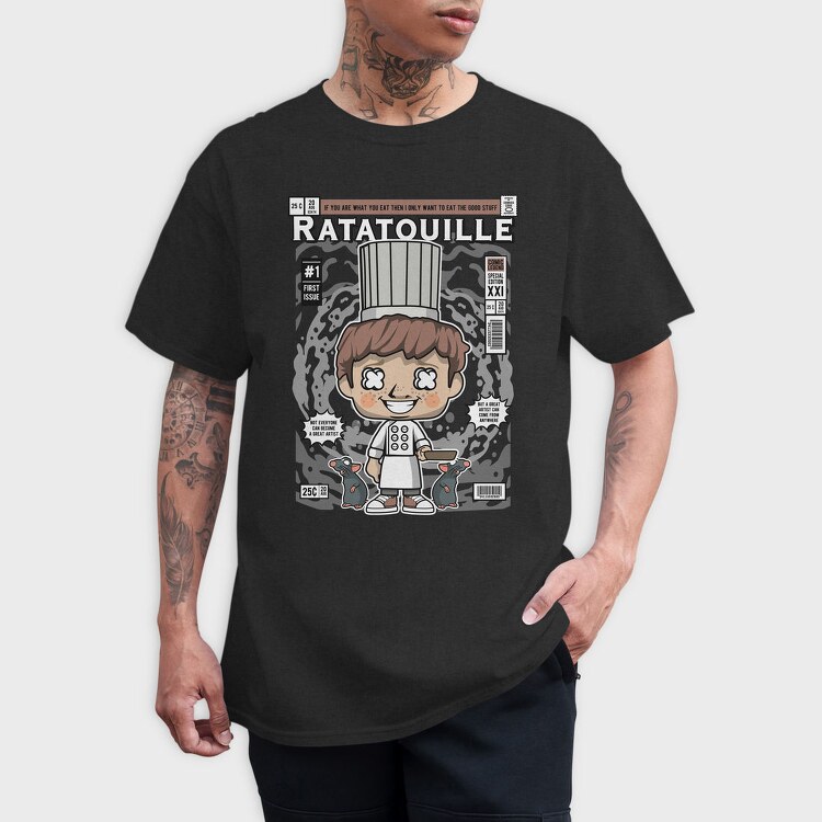 Ratatouille Chef, Tricou Barbati (Unisex)