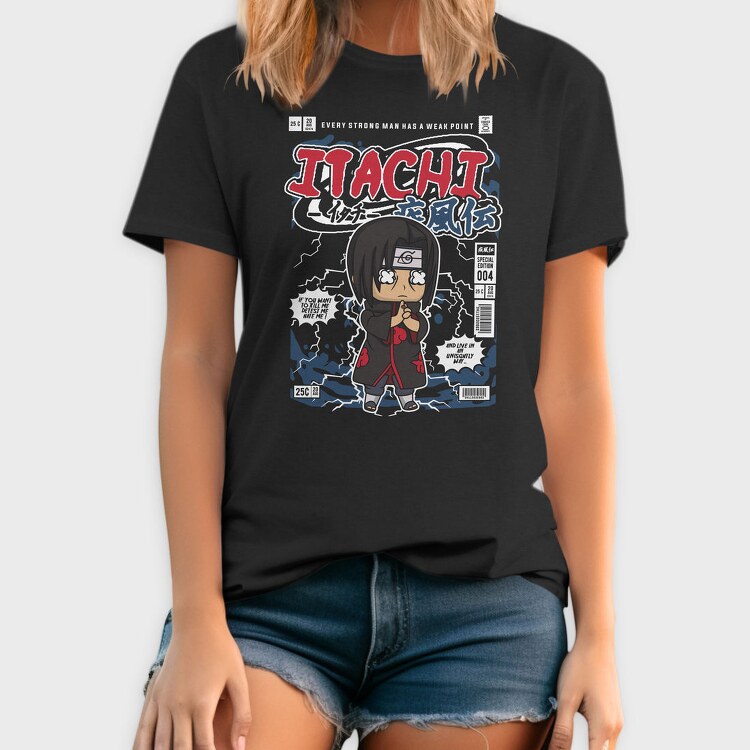 Itachi Chibi Rebellion, Tricou Barbati (Unisex)