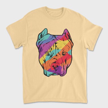 Tricou Barbati (Unisex), Color Pitbull