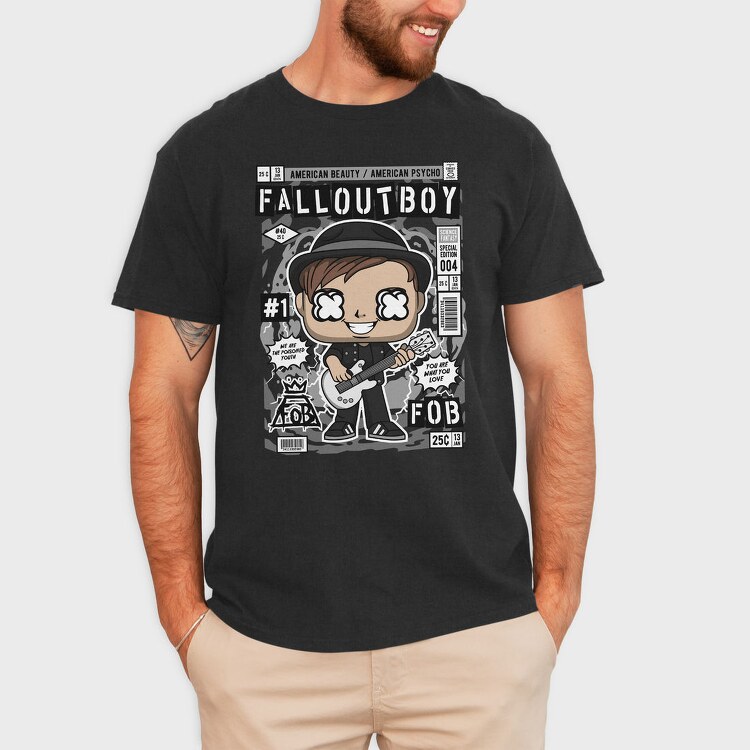 Fallout Boy Comic, Tricou Barbati (Unisex)