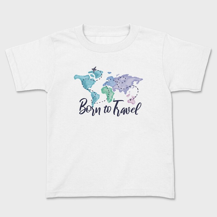 Tricou Copii, Born To Travel