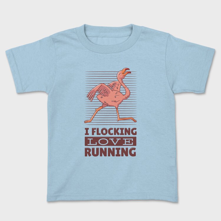 Flamingo Running, Tricou Copii