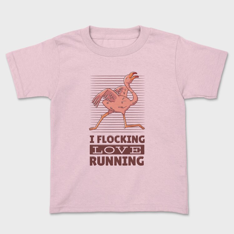 Flamingo Running, Tricou Copii