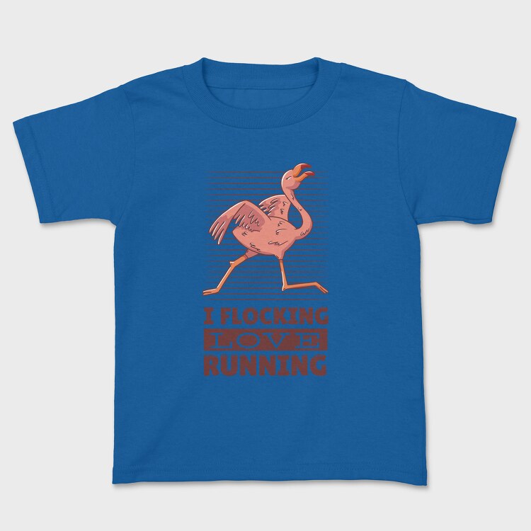 Flamingo Running, Tricou Copii