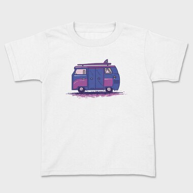 Tricou Copii, Camper Van Purple