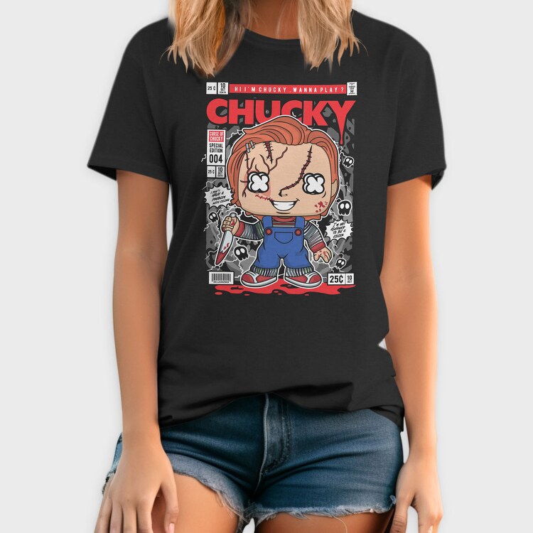 Chuckys Blood Bath, Tricou Barbati (Unisex)