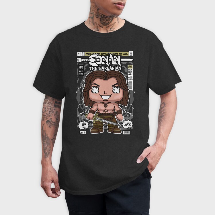 Conan The Barbarian, Tricou Barbati (Unisex)