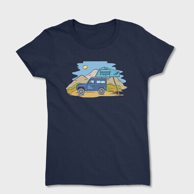 Tricou Femei, Offroad Camping