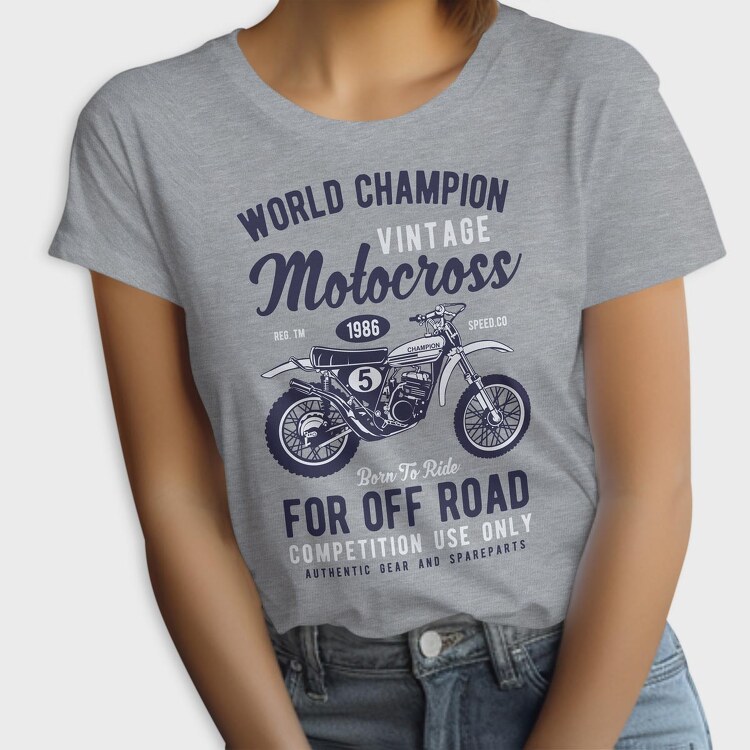 Vintage Motocross, Tricou Femei