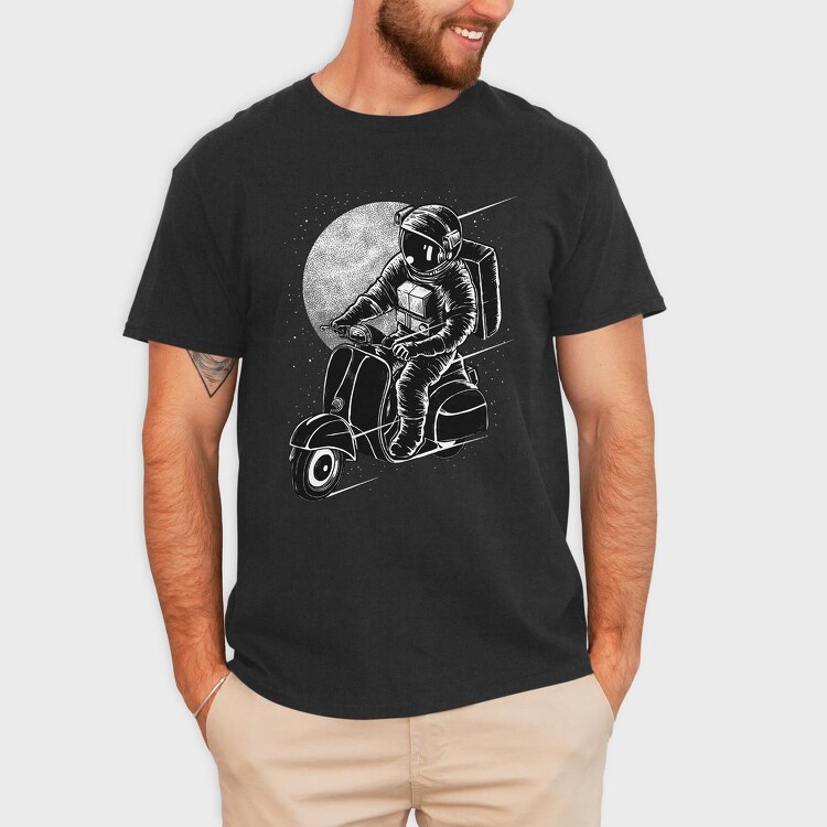 Astroscooter, Tricou Barbati (Unisex)