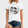 Leaning Skull Hand Drawn, Tricou Barbati (Unisex)