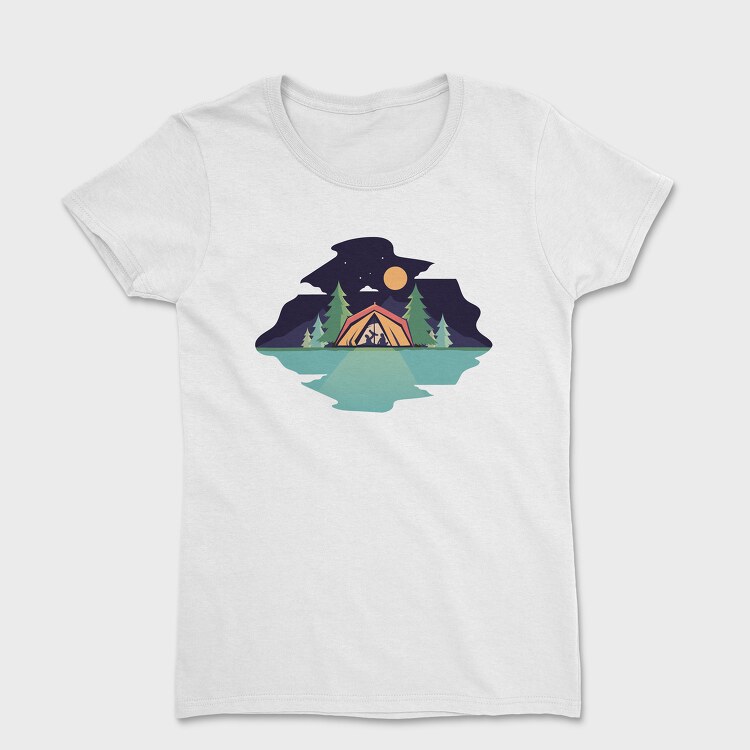 Tricou Femei, Camping Baby