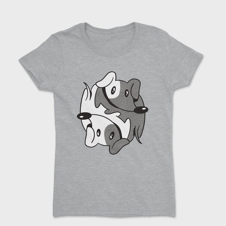 Dachshund Yin Yang, Tricou Femei