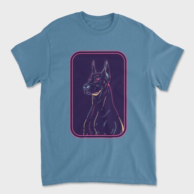 Doberman Dog, Tricou Barbati (Unisex)