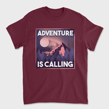 Tricou Barbati (Unisex), Adventure Is Calling