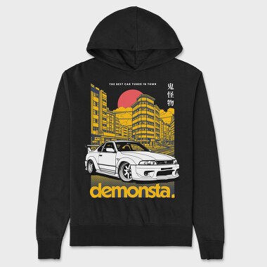 Demonsta, Hanorac Oversize Barbati (Unisex)