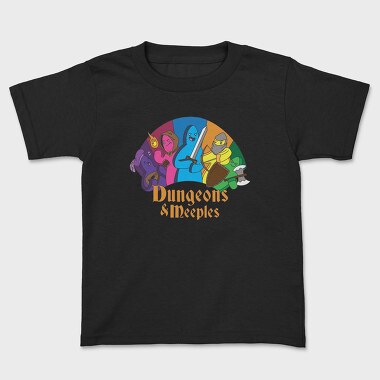 Tricou Copii, Dungeons Meeples