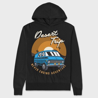 Desert Trip Never Ending Adventure, Hanorac Oversize Barbati (Unisex)