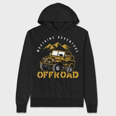 Hanorac Barbati (Unisex), Offroad Jeep Adventure