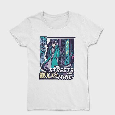 Anime Vaporwave Streets Are Mine, Tricou Femei