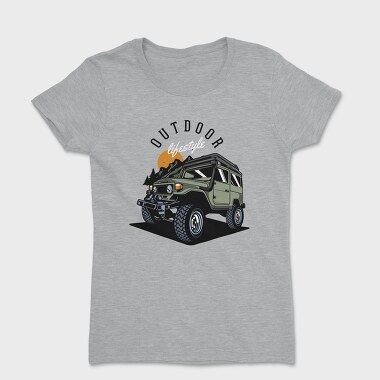 Outdoor Adventure Jeep Offroad, Tricou Femei