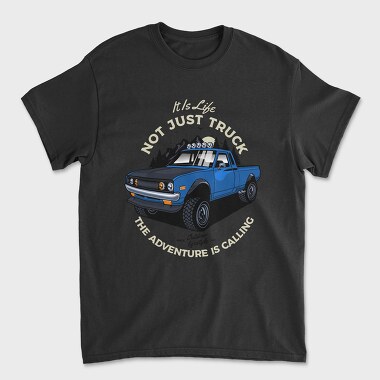 The Adventure Is Calling Offroad Car, Tricou Barbati (Unisex)