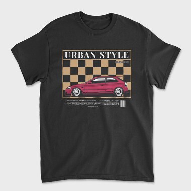 Honda Civic 93, Tricou Barbati (Unisex)