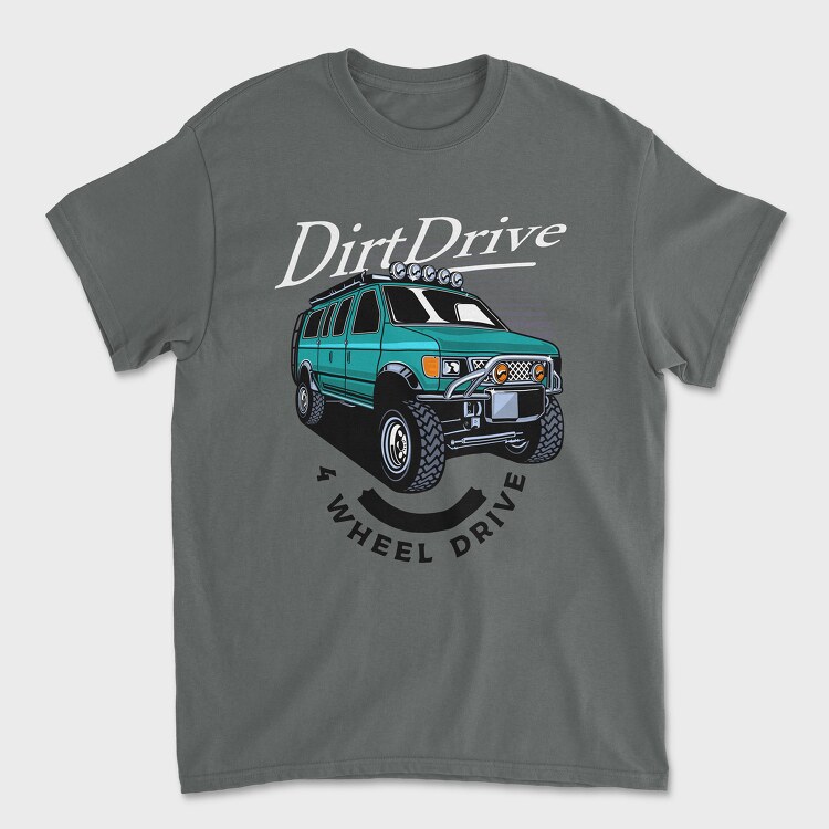 Tricou Barbati (Unisex), 4 Wheel Drive Car