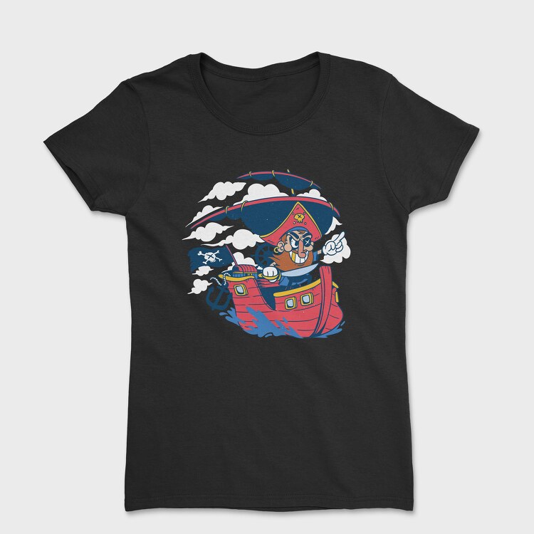 Pirate Cartoon, Tricou Femei