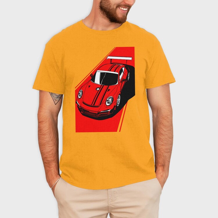 Porsche Gt3 Rs, Tricou Barbati (Unisex)