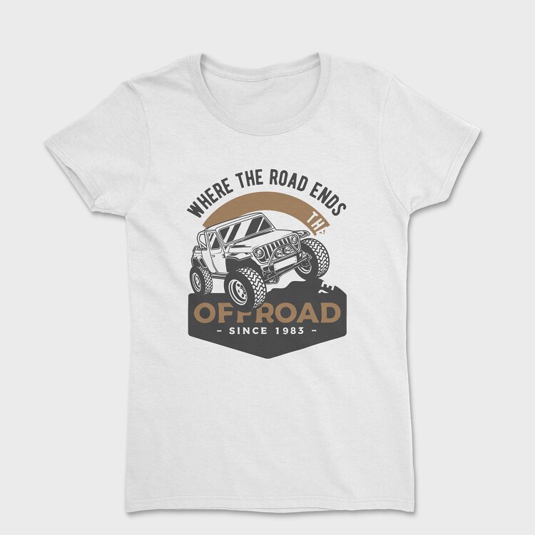 Tricou Femei, Off Road Jeep 2