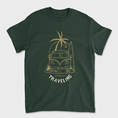 Beach Traveling, Tricou Barbati (Unisex)