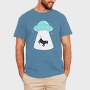 Cow Ufo, Tricou Barbati (Unisex)